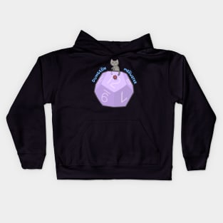 Dungeon Meowster Abstract Kids Hoodie